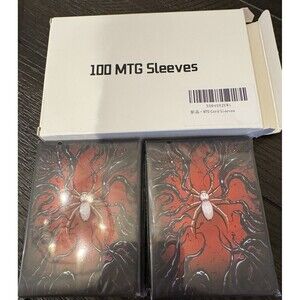 MTG Card Sleeves – 100 Count | Ultra-Durable Matte Art Card The Gathering Spider